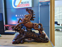 禾笙堂马到成功摆件客厅玄关工艺装饰品办公室乔迁之喜搬家风水开业礼品 新木纹-马到成功 大号44*18*41cm 实拍图
