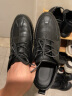 罗冠春夏新款时尚休闲绅士套脚男皮鞋 VTY807黑色(运动鞋码） 42 实拍图