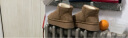 百思图冬商场新款加绒雪地靴保暖大棉鞋厚底女短靴LD520DD3 驼色 37 实拍图