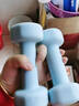 信能哑铃儿童小学男生版幼儿园小孩小学生专用青少年健身家用纯铁亚玲 [适合5岁以下儿童]天蓝色0.5kg*2 实拍图
