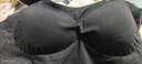 大美兔性感文胸小胸聚拢收副乳防下垂女士运动内衣大码侧扣调整型防震 一件装：黑色 XXL（140-160斤） 实拍图