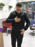 啄木鸟外套男秋冬季潮流宽松休闲男士夹克加绒加厚棒球棉服秋冬男装衣服 四粒扣黑色 4XL 建议160-175斤 实拍图