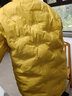 雅鹿2025新款儿童羽绒服短款男童女童宝宝羽绒内胆轻薄款洋气秋冬童装 黄色 150 实拍图