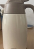 膳魔师（THERMOS） 保温壶家用大容量办公热水瓶暖壶2L男女不锈钢真空水壶 THS/THX THX-1500白色 1.5L 实拍图