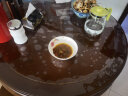 钟爱一生（CHERISHES LIFE）圆形桌布圆桌垫防水软玻璃餐桌布茶几垫子台布塑料透明防油桌面垫 升级食品级无味纯色透明2.0mm 圆形桌布1米直径 实拍图