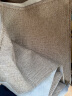 锦兔 半米价亚麻布料棉麻布老粗布沙发套面料沙发布料手工粗麻布料 棕白 晒单实拍图