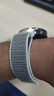 KMaxAI适用小米Watch S4编织表带S3/2/1 Pro尼龙运动透气手表带Color魔术贴回环式多巴胺替换腕带 海贝银 实拍图