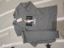 恒源祥【热销5W套校服内搭秋衣秋裤男青少年纯棉保暖打底棉毛衫 男深灰 实拍图