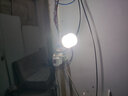 腓立比遥控灯泡插座灯超亮led直插电灯式照明灯室内仓库车间即插头灯 三插灯座+10w灯泡+遥控器带电池 实拍图