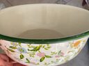 欧丽家 搪瓷欧式搪瓷瓷碗拌沙拉拌馅料厨房馅料碗和饺子馅拌菜调馅 25樱桃 实拍图