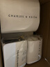 CHARLES&KEITH拼接菱格链条单肩斜挎小方包包女包生日礼物CK2-80701360 Black黑色 S 晒单实拍图