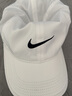 耐克（NIKE） 帽子 网球帽子男女户外运动帽高尔夫遮阳帽可调节鸭舌帽 经典白色 679421-104 实拍图
