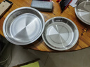 Momscook不锈钢汤盆 菜盘 套装 304 大菜盘子 加厚 大容量 内径24CM 1个 实拍图