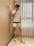 邦有道浴室拖鞋洗澡沐浴男打孔带洞洞速干居家漏水透孔镂空EVA软卫生间 灰色 42-43 (适合41-42码) 实拍图