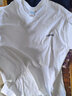 型男港高品质100棉长袖t恤男ins高街潮流学生宽松圆领打底衫男百搭 白色 L 实拍图