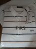 杉杉（FIRS）条纹翻领短袖T恤男2025夏季新款弹力清爽舒适POLO减龄t恤衫631 本白 2XL (185) 实拍图