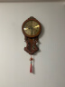 北极星（POLARIS）挂钟客厅创意石英钟表复古时钟卧室木质艺术挂表摆钟62cm 实拍图