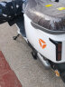 雅迪（yadea）电动摩托车冠能探索E10旗舰版2000W大动力电机电动车爬坡 旗舰版—新塔夫绸白 实拍图