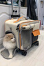 猎呐猫包外出便携拉杆箱猫咪背包宠物双肩斜挎包大容量多功能行李箱 米白色卷帘款 拉杆箱【27*42*30cm】 晒单实拍图