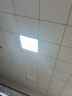 灯灵led集成吊顶灯面板灯595x595平板灯扣板灯正方形办公室嵌入式灯具 595*595mm白光48W-4个装 实拍图