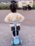 迪士尼（Disney）儿童滑板车宝宝折叠滑行车3-10三轮滑滑车可折叠踏板车 实拍图