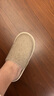 优调棉拖鞋男软底舒适居家抗菌保暖防滑静音大码地板拖鞋冬 米白42-43 实拍图
