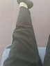 罗蒙（ROMON）九分休闲裤男春秋百搭小脚男士薄款修身透气商务高级垂感西装裤子 黑色九分 34 156-165斤 实拍图