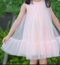MiniPeace【公主系列】太平鸟女童连衣裙夏季粉色公主裙美人鱼裙 粉红色 130 cm 实拍图