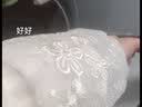 途尊新款蕾丝袖套女刺绣花边短款防污羽绒服袖头办公室防脏学生护袖套 米色蕾丝袖套1双装 实拍图