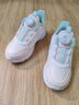361°儿童跑鞋25秋冬男女童3-14岁缓震旋钮扣革面运动鞋 粉30 实拍图
