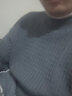 南极人毛衣男冬款纯色半高领宽松加绒加厚针织衫男士毛线衣打底衫男装 8129灰色 XL 晒单实拍图