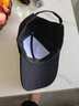 佰思腾帽子男女棒球帽韩版休闲潮加长帽檐春秋防晒遮阳户外鸭舌帽夏天运动钓鱼帽子 黑色加长檐 可调节 实拍图