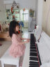 西德尔（Siddle）立式钢琴机构推荐款专业考级自学电钢琴88键重锤智能数码钢琴儿童 88键重锤烤漆白V-82 实拍图