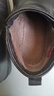 奥康男棉鞋冬季加绒棉皮鞋男保暖真皮休闲鞋男士高帮棉鞋防滑冬季男鞋 套脚款黑色105011022LH 41 实拍图