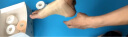 戈顿 运动胶带 运动绷带打脚绷带肌肉贴白贴布锯齿 篮球脚踝固定胶布护腕护指脚踝绷带 2.5cm*13.7m一卷 实拍图