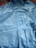沃巴伦防尘防静电连帽分体服洁净服男无尘工作服分体车间喷漆服透气工装 蓝色连帽分体静电服 4XL 建议体重180-210斤 实拍图