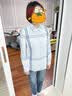 Navigare小帆船长袖衬衫女格子衬衣休闲女装2313071011 M 实拍图