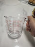 拜格（BAYCO）玻璃杯量杯500ML 食品级耐高温带刻度杯烘焙工具计量杯 BX6873 实拍图