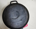 鼎时平底煎锅铸铁无涂层30cm烧烤盘烤肉锅生铁牛排烙饼锅电磁炉燃气锅 实拍图