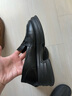 RXXBFB软底乐福鞋女2025秋冬季新款百搭jk单鞋复古配裙子英伦风小皮鞋女 哑光黑 39 (245mm) 实拍图