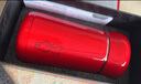 希诺（heenoor）保温杯女士时尚可爱创意礼品杯迷你便携小巧学生杯儿童实用水杯子 中国红-330ml【304不锈钢内胆】 礼盒装 实拍图