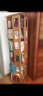 香木语实木旋转书架360度学生简易创意落地书架置物架现代简约收纳架 实拍图