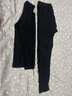 好波秋衣秋裤女男薄款棉秋衣红内衣套装情侣女打底内衣女套装HLL2111 男款宝蓝 M （女160或男170） 实拍图