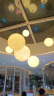 HUGO LITE月球灯星球装饰北欧艺术卧室圆球餐厅灯店铺创意吧台球形月亮吊灯 月球35CM-暖光吊灯 PE材质 晒单实拍图