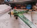 玩控 二战飞机模型军事拼装模型BF109玩具diy手工制作仿真模型 军绿色 实拍图