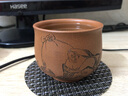 金镶玉马晓君老师全手工  宜兴原矿紫砂  刻绘茶杯茶具主人杯礼盒装 马晓君段泥自在紫砂杯 实拍图