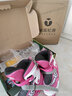 米高 轮滑鞋儿童溜冰鞋男女全套装可调滑冰鞋旱冰鞋初学者 粉色MI0单鞋 L (推荐鞋码35-38内长23-25.5cm) 实拍图