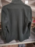 罗蒙（ROMON）外套男士秋冬季商务保暖抓绒衣休闲摇粒绒夹克男BB9灰色M 实拍图