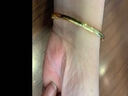 潮宏基足金黄金手镯女金镯子计价 万花筒 SDG30004297 约12.75g 实拍图
