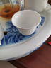 羊脂玉白瓷主人杯陶瓷杯品茗杯喝茶碗中式功夫小茶杯喝茶茶盏单杯 2只装 实拍图